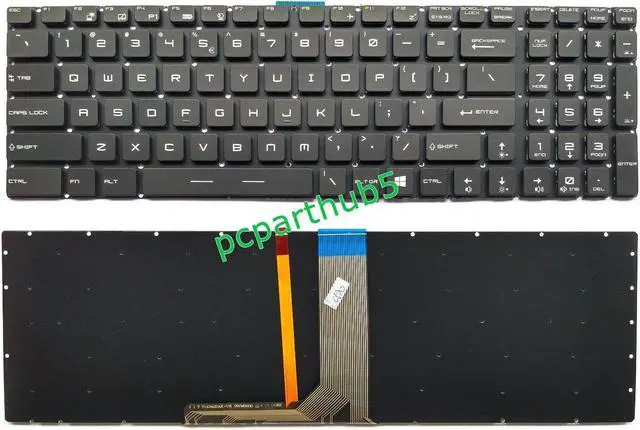 Main image of New For MSI GE72 6QC GE72 6QD GE72 6QF GE72 Apache Keyboard Full Colorful Backlit