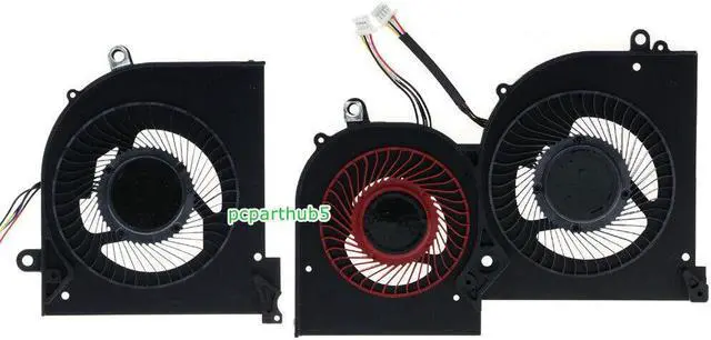 Alt view image 2 of 2 - New For MSI GS65 GS65VR MS-16Q2 CPU & GPU Cooling Fan 16Q2-CPU-CW 16Q2-GPU-CW L + R