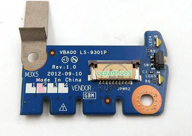 Alt view image 2 of 3 - New For Lenovo IdeaCentre C540 SeriesPower Button Board LED Indicator Board LS-9301P