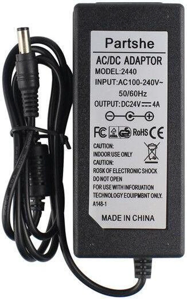 Main image of AC/DC Adapter for Zebra GX420d GK420d GK420t GX420t GX430T GT810 Printer 24V