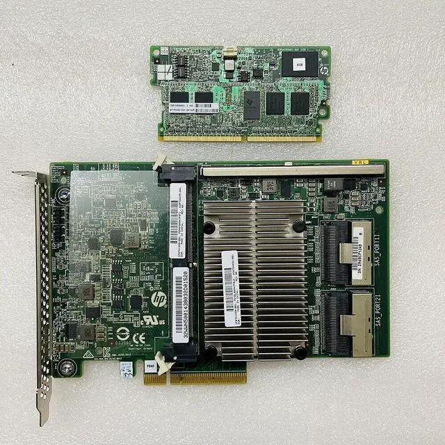 Alt view image 4 of 4 - 726897-B21 761880-001 HPE Smart Array P840/4GB FBWC 12GB 2P SAS Cntrl raid card