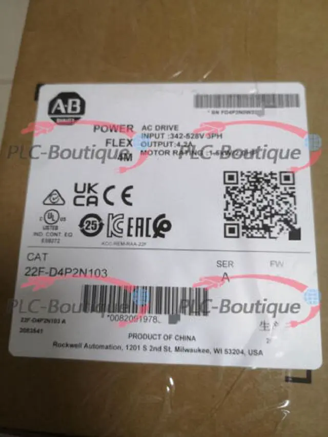 Main image of 2022-2023 Allen-Bradley 22F-D4P2N103 4M 1.5 kW 2 HP AC Drive FREE Ship