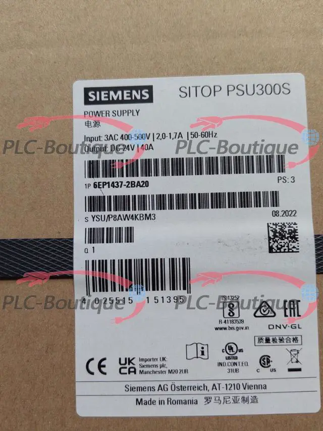Main image of NEW in box Siemens 6EP1437-2BA20 SITOP switching Power supply 6EP1437 2BA20