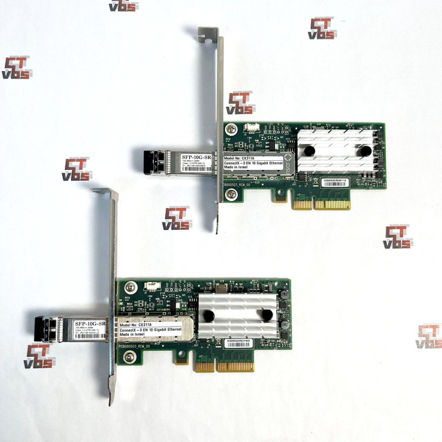 Mellanox ConnectX-3 EN Network Card (MCX311A-XCAT) - 10GbE Ethernet, SFP+ Port, Brand New 10 thumbnail image