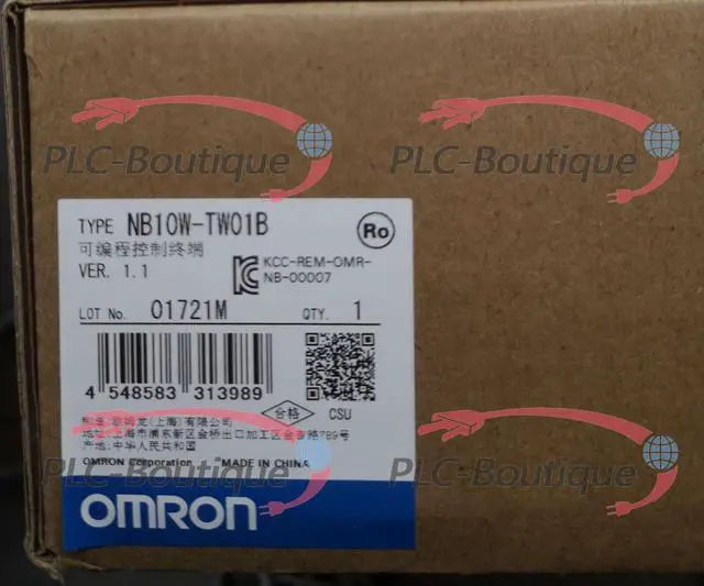 Main image of New In Box OMRON NB10W-TW01B HMI Touch Panel Factory Sealed Original