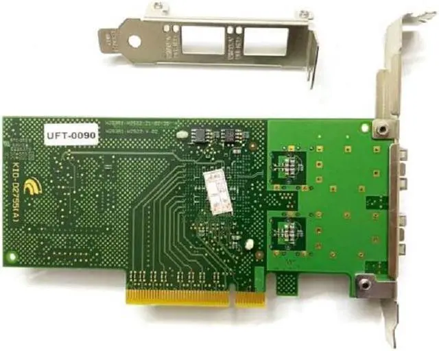 Alt view image 3 of 5 - Fujitsu D2755-A11 Dual Port 10Gb SFP+ = Intel 82599E X520-DA2 Ethernet PCIe x 8