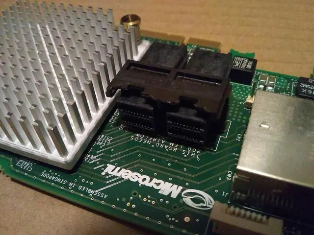 Alt view image 4 of 6 - Adaptec 8885 2277000-R 24VP1 12Gb/s SAS SATA PCIe Raid Controller Card ASR-8885