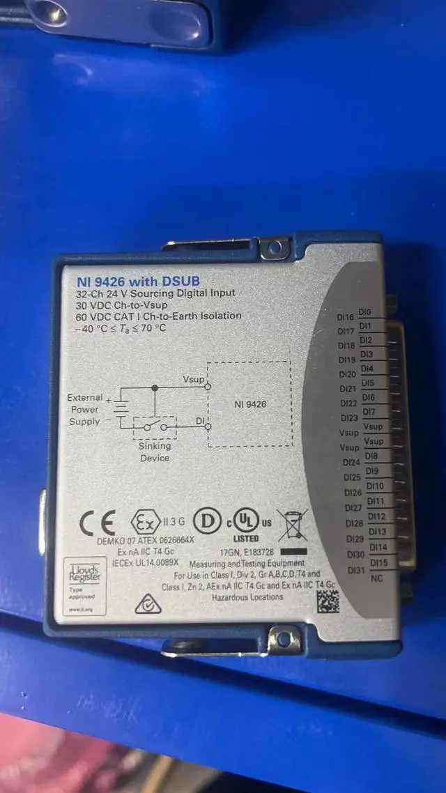 Main image of *NEW*National Instruments NI-9426 Sourcing Digital Input Module D-Susb(NI 9426 )
