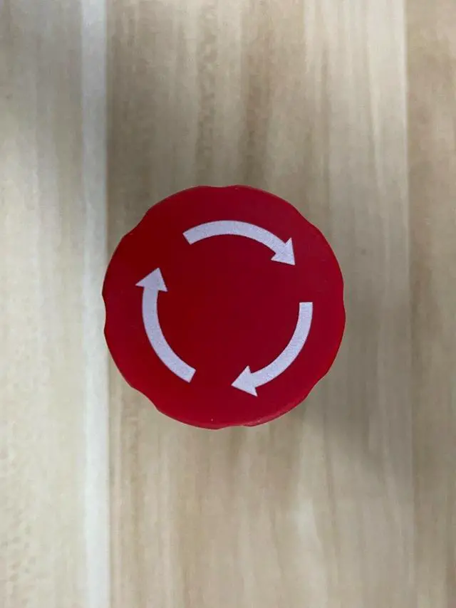 Alt view image 3 of 3 - ABB CE4T-10R-02 Scram Button Switch New In Box Expedited  1 PC