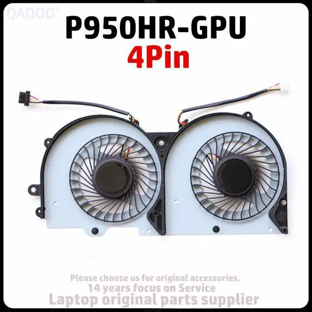 Alt view image 3 of 3 - BS5005HS-U3D P950HR-GPU For Clevo P950 P950HR GPU Cooling Fan 4Pin