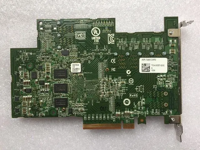 Alt view image 3 of 3 - Adaptec ASR-72405 1GB Cache 6Gb/s SAS SATA PCIe Gen 3 RAID Controller card