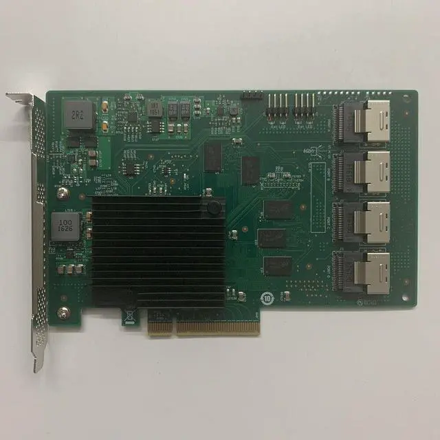 Alt view image 2 of 5 - SAS 9201-16I PCI-Express 2.0 x8 6Gbps SATA / SAS Host Bus Card +4PCS 8087 SATA