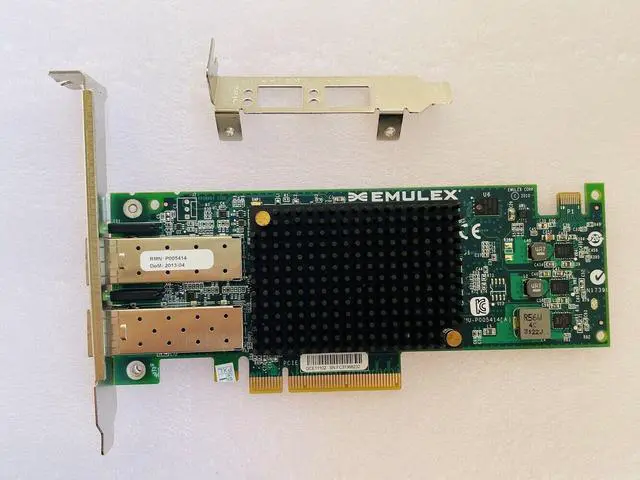 Alt view image 3 of 5 - Emulex EMU-P005414 OEC11102 2-Port PCI-E 10GB/S Network Card + 1M SFP cable