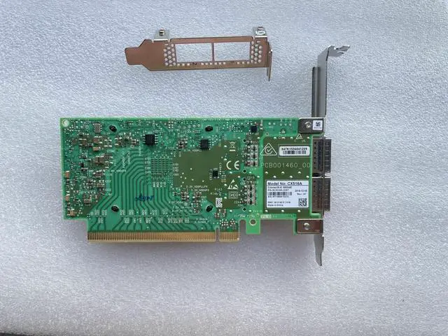 Alt view image 2 of 3 - Mellannox CX516A Connectx-5 MCX516A-CDAT 100GB Network Adapter Dual Port QSFP28