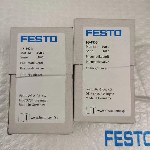 Alt view image 2 of 2 - Festo J-5-PK-3 4503 Pneumatic Valve New One J5PK3 /S
