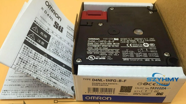 Main image of 1PC New Omron D4NL-1HFG-B-F Safety Door Switch D4NL1HFGBF In Box