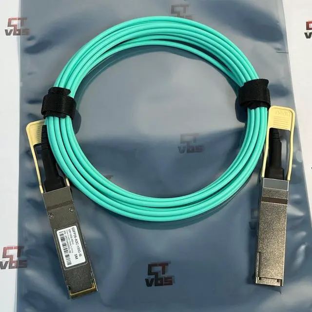 Main image of QSFP-100G-AOC-IB 5M Active Optic Cable w/ Transceiver Mellanox Compatible 850nm