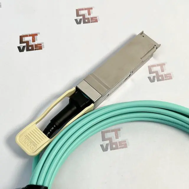 Alt view image 4 of 5 - QSFP-100G-AOC-IB 5M Active Optic Cable w/ Transceiver Mellanox Compatible 850nm