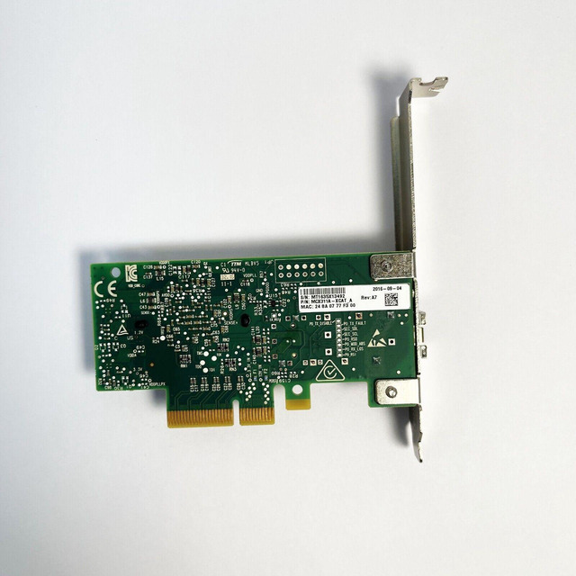 thumbnail image 2 of Mellanox MCX311A-XCAT ConnectX-3 EN 10GbE Network Card – SFP Interface – Blade Form Factor 2 of 3