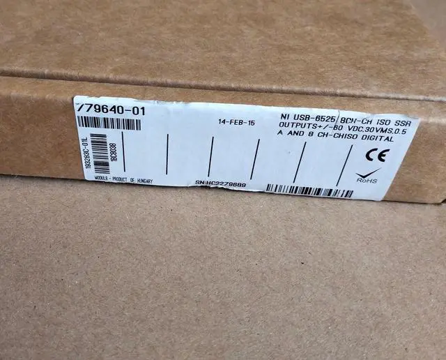 Alt view image 3 of 3 - for second-hand NI USB-6525 779640-01 solid state relay channel isolation