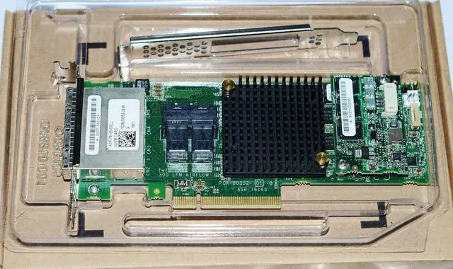 Main image of ADAPTEC ASR-78165 00KT1V 4-Port SFF-8644 2-PORT SFF-8643 SAS 6Gb/s RAID