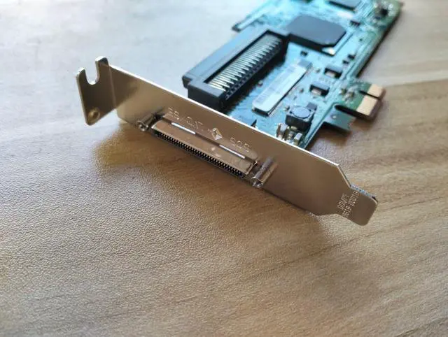 Alt view image 3 of 4 - Adaptec 29320LPE PCI-E U320 SCSI Card Low Bracket pulled from server