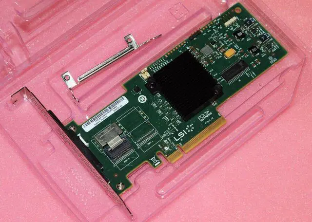 Alt view image 2 of 3 - LSI Megaraid 4 Port SAS/SATA Raid Controller Pci-E -SAS 9240-4i SAS2008-IT