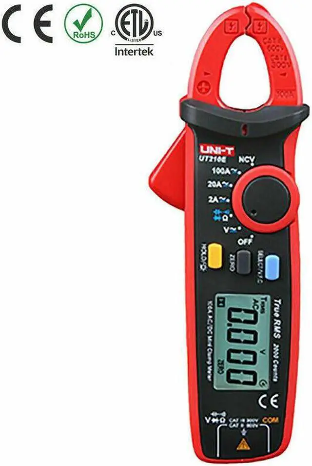 Main image of UNI-T UT210E Clamp Meter Digital Multimeter Handheld RMS AC/DC