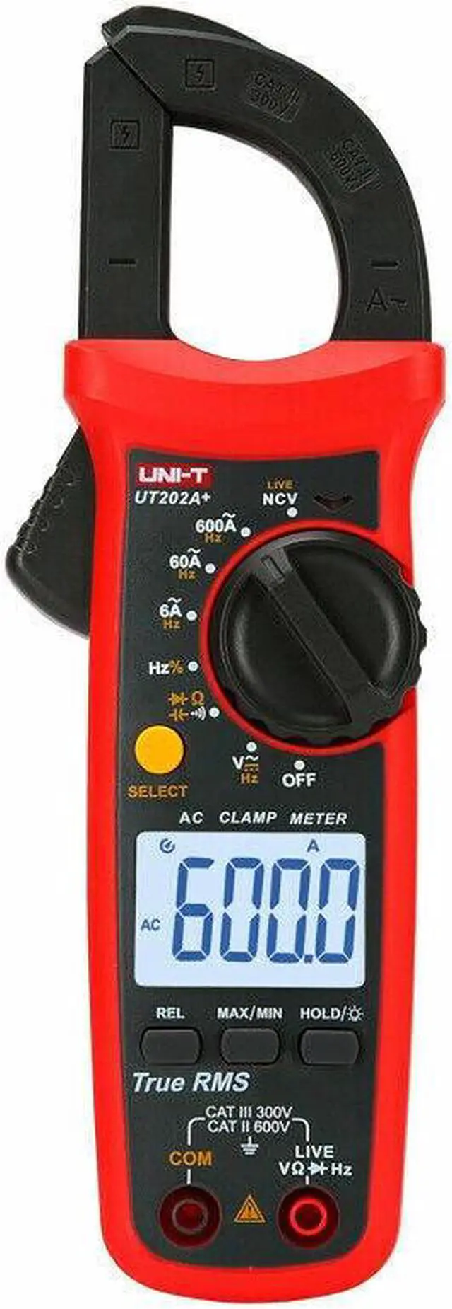 Alt view image 2 of 4 - UNI-T UT202A+ Digital Clamp Meter ,NCV ,True RMS,Continuity TestKd