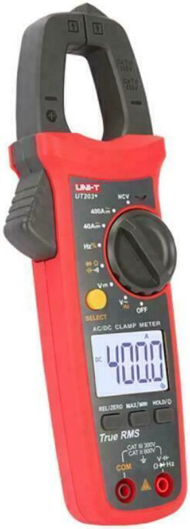 Alt view image 5 of 5 - UNI-T UT203+ Digital Handheld Clamp Meter AC DC Current Tester 400-600A,True Kd