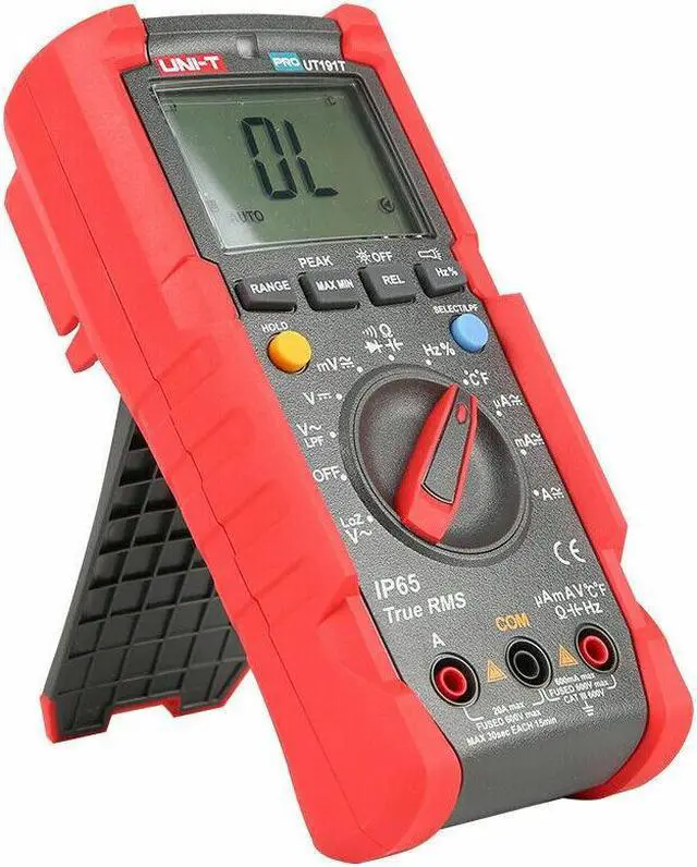 Alt view image 4 of 5 - UNI-T UT191T Professional Multimeter with Temperature 2M Drop Test / IP65Kd