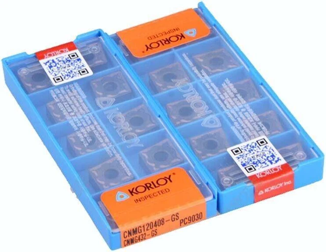 Alt view image 3 of 4 - KORLOY CNMG120408-GS PC9030 Carbide Inserts CNC TOOL Kd
