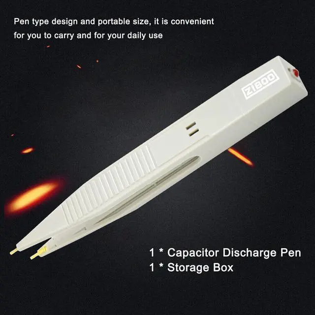 Alt view image 6 of 6 - ZIBOO 1000V Portable Capacitor Discharge Pen High Voltage Quick Discharging Tool