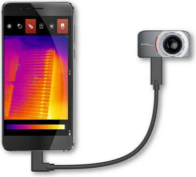 Alt view image 4 of 4 - T3S Thermal Imaging Camera Infrared Imager Night Vision for Smartphones
