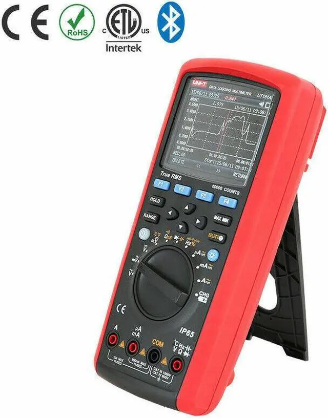 Alt view image 4 of 6 - UNI-T UT181A True RMS Datalogging LCD Digital Multimeter Auto Range 60000 CouKd
