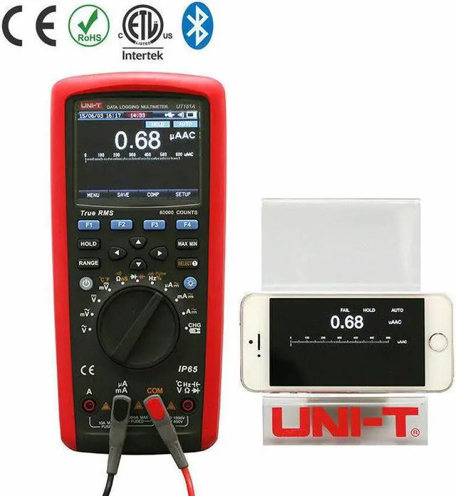 Alt view image 3 of 6 - UNI-T UT181A True RMS Datalogging LCD Digital Multimeter Auto Range 60000 CouKd