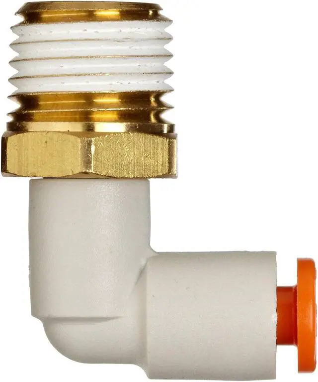 Main image of 1 PCS SMC KQ2L01-33AS PBT and Brass One-touch Fitting with Sealant Male ElbowKD