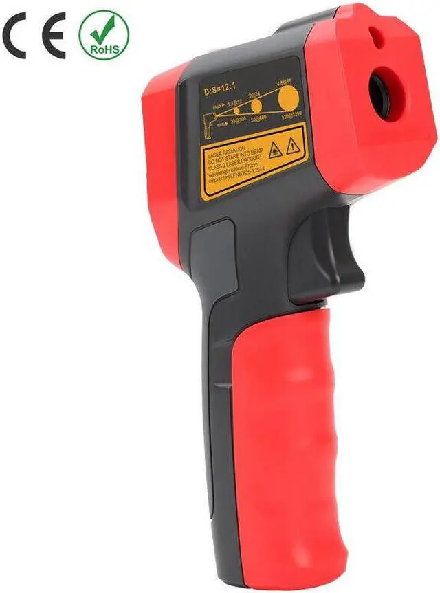 Alt view image 2 of 5 - UNI-T UT301A+ 12:1 Infrared IR Laser Thermometer Temperature Gun -32°C~420°C Kd