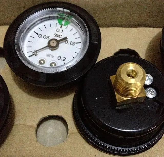 Alt view image 2 of 2 - SMC G46-10-02M-C Pressure Gauge New