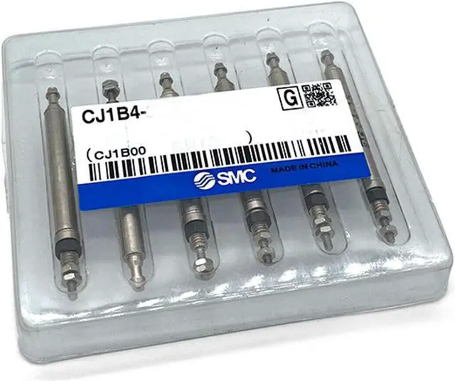 Alt view image 5 of 5 - SMC CJ1B4-20SU4 Brass Air Cylinder Compact Single Acting Basic Style MountingKD