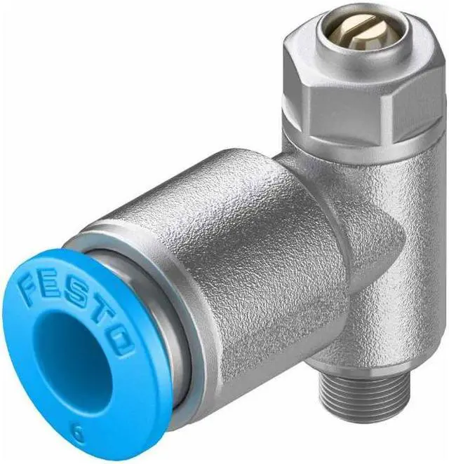 Alt view image 5 of 5 - FESTO GRLZ-M5-QS-6-D 193155 One-Way Flow Control Valve NewKd
