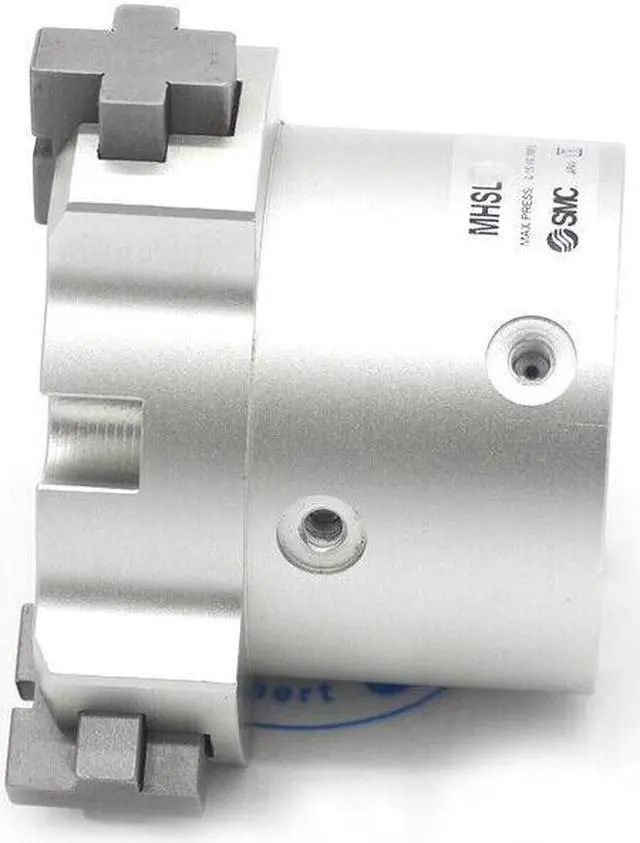 Alt view image 2 of 4 - SMC MHSL3-16D Slide Guide Round Body Air Gripper 3-Finger Type Double Acting KD