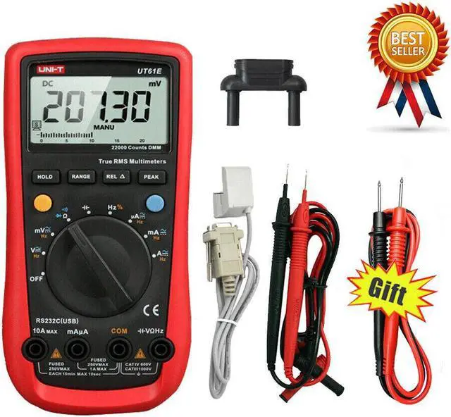 Main image of UNI-T UT61E Digital Multimeters AC/DC Modern Digital Auto Ranging Multimeters K