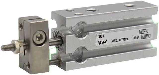 Alt view image 3 of 4 - SMC CDUK20-20D Free Mount Cylinder With Auto Switch Non-Rotating Rod New KD