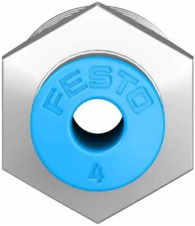 Alt view image 2 of 6 - FESTO QS-1/4-4 190644 Push-in Fitting NewKd