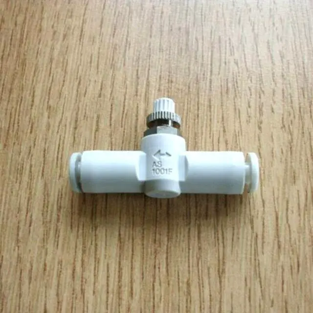 Alt view image 3 of 4 - 1 PCS SMC AS1001F-04 Speed Control Valve New KD