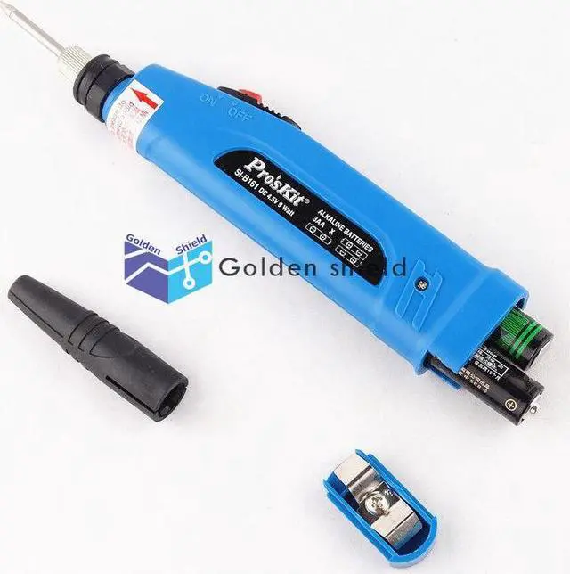 Alt view image 5 of 5 - Pro'sKit SI-B161 Battery Operated Soldering Iron 9W 4.5V Repair Welding ToolKd