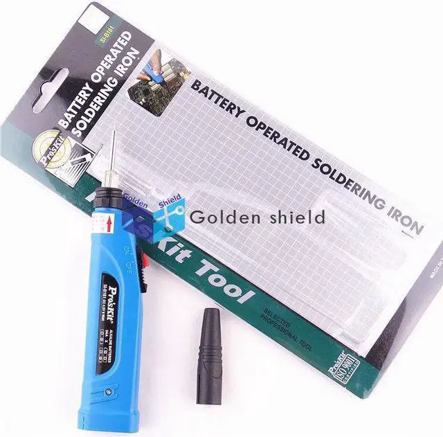 Alt view image 4 of 5 - Pro'sKit SI-B161 Battery Operated Soldering Iron 9W 4.5V Repair Welding ToolKd