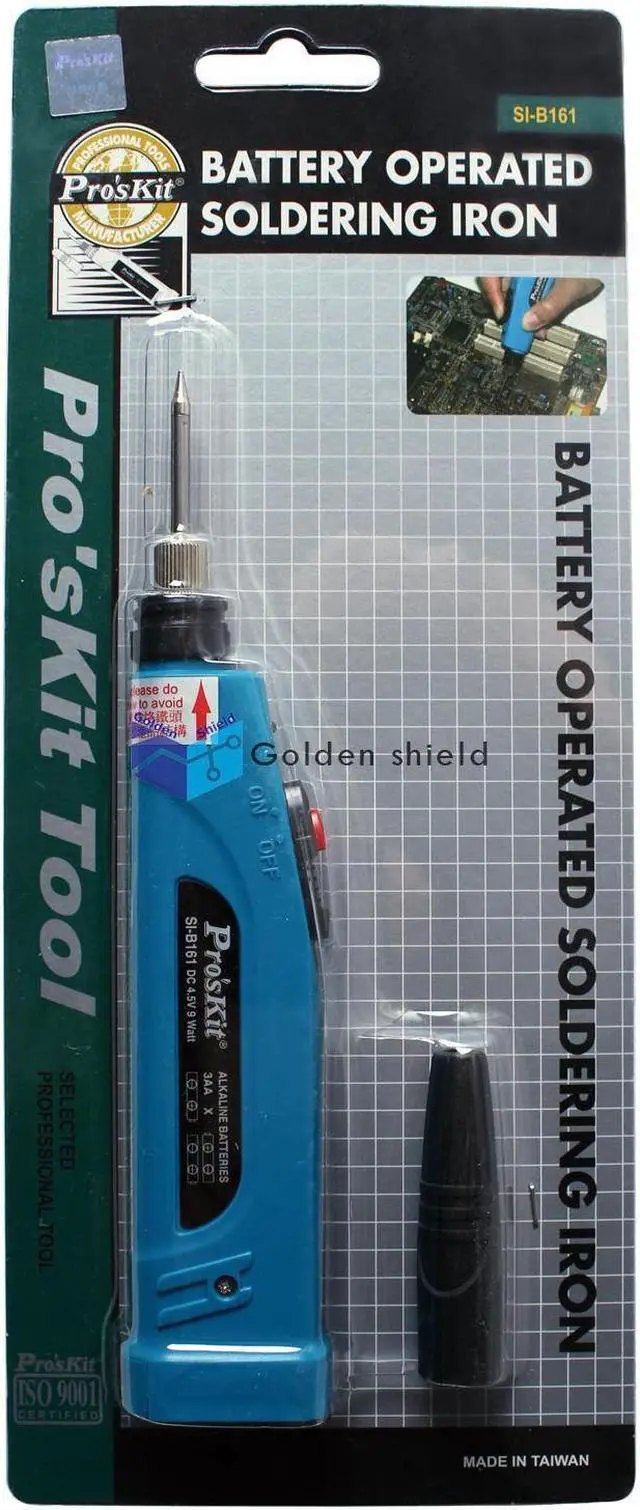 Alt view image 2 of 5 - Pro'sKit SI-B161 Battery Operated Soldering Iron 9W 4.5V Repair Welding ToolKd