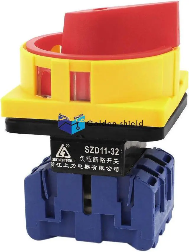 Main image of SZD11-32 Ui 600V Ith 32A ON OFF Position 2 Phase Rotary Cam Changeover SwitchKd